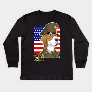 Dogs of War  - US Army Kids Long Sleeve T-Shirt